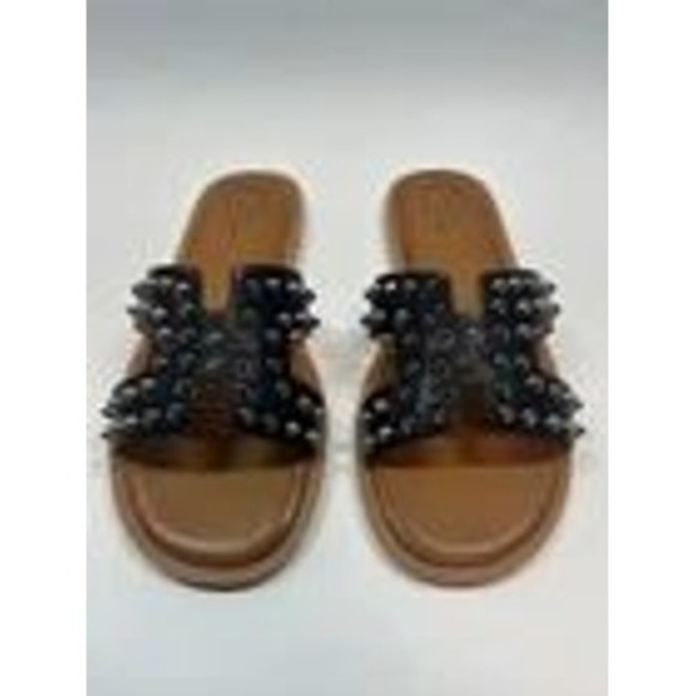 Shu Shop Women's Brie Studded Sandals Black Size 7 - Picture 2 of 3